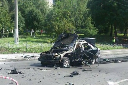 СМИ: При взрыве автомобиля в Киеве погиб начальник спецназа ГУР минобороны Украины