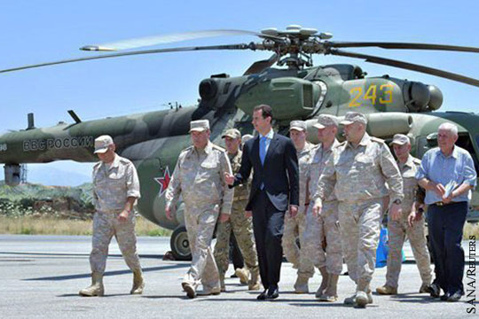 Асад посетил российскую базу Хмеймим