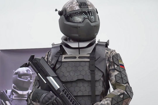 Опубликовано видео российской экипировки солдата будущего