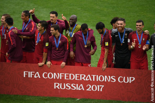 Сборная Португалии заняла третье место на Кубке конфедераций