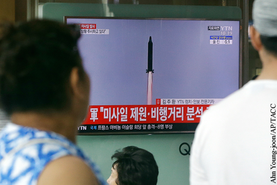 КНДР заявила об успешном испытании межконтинентальной баллистической ракеты