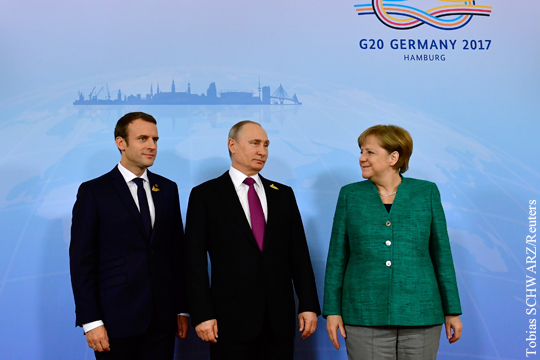Путин довел до Меркель и Макрона позицию России по Украине