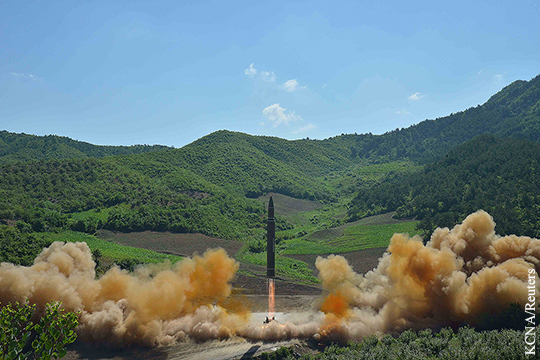 Россия передала ООН данные о северокорейском ракетном испытании