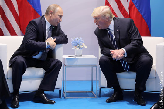Трамп рассказал об обсуждении с Путиным «российского вмешательства» в выборы