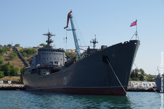 Корабль Черноморского флота России вошел в Средиземное море