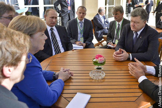 Кремль раскрыл содержание переговоров «нормандской четверки»