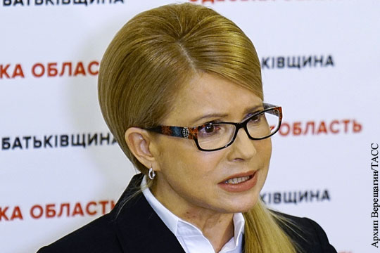 Тимошенко назвала расправой решение Порошенко лишить Саакашвили гражданства