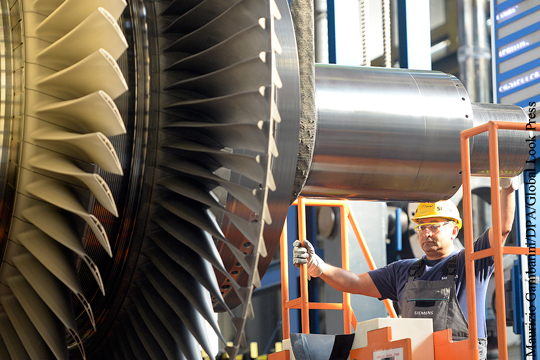 В Германии предложили вариант «легального решения» проблемы с турбинами Siemens