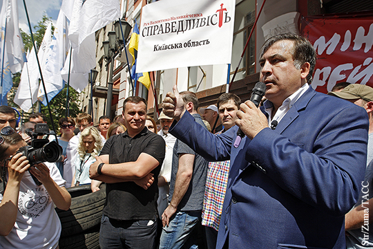 Саакашвили объявил о планах по смене власти на Украине