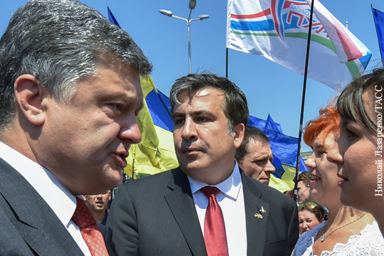 Саакашвили обвинил Порошенко в подделке документов