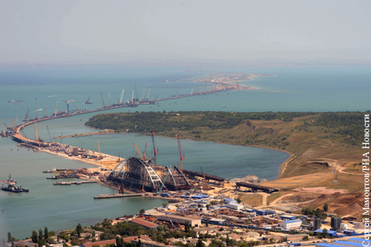 Украина собралась подать иск к России из-за строительства Крымского моста