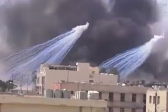 Коалиция во главе с США ударила фосфорными бомбами по госпиталю в Ракке