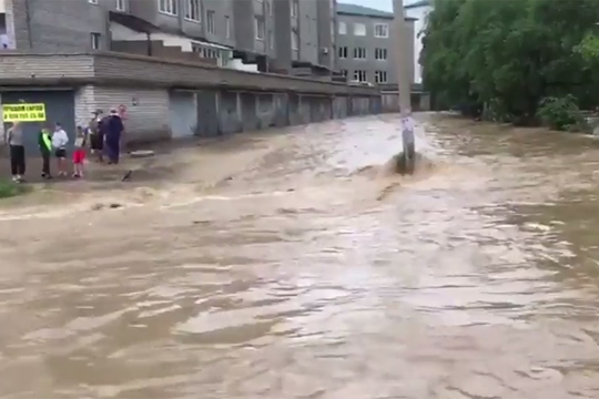 После ливней в Приморье затопило несколько населенных пунктов