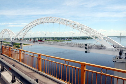 В Нижнем Новгороде открылся построенный на средства «Платона» мост через Волгу