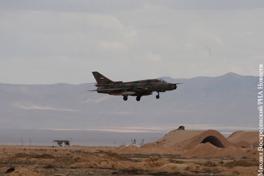 В Сирии сбит истребитель МиГ-21