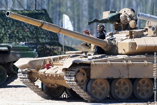 Индийские СМИ обвинили российские Т-90 в провале на танковом биатлоне
