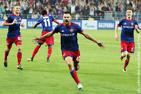 ЦСКА вышел в групповой этап Лиги чемпионов