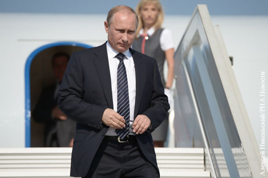 Путин прибыл с рабочим визитом в Рязань