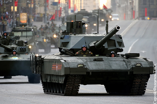Минобороны анонсировало получение 100 танков на платформе «Армата» до 2020 года