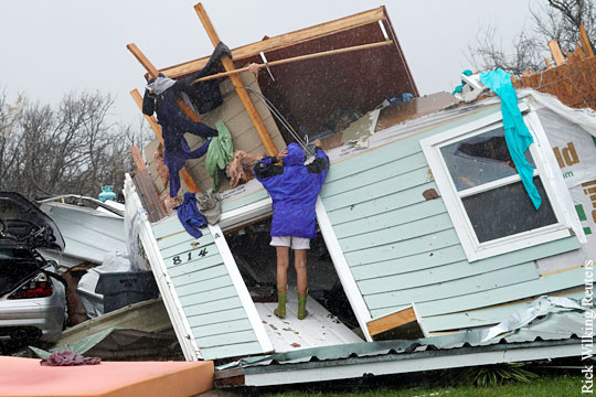 Ущерб Техасу от урагана Харви оценили в 40 млрд долларов