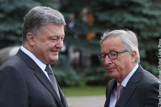 Юнкер отказался считать Украину частью ЕС