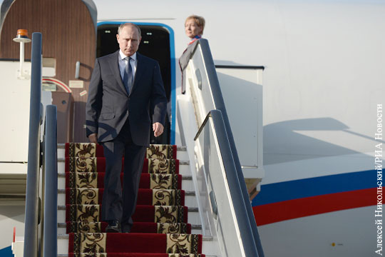 Путин прибыл в Ярославль