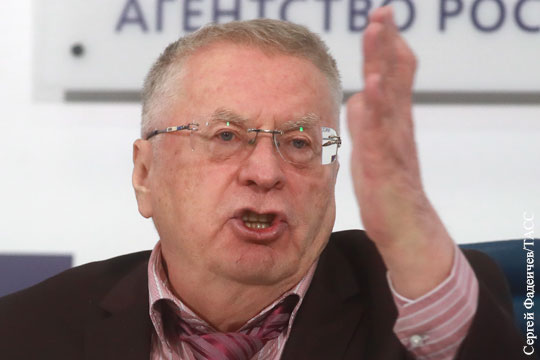 Жириновский предложил сместить Лаврова с поста главы МИД
