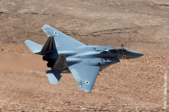 Израильские ВВС атаковали военный объект на территории Сирии