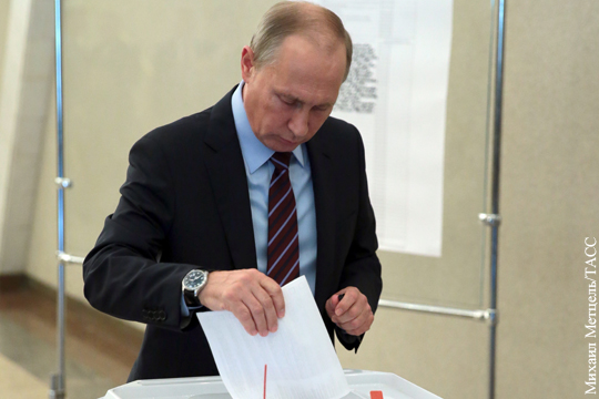 Путин проголосовал на муниципальных выборах в Москве
