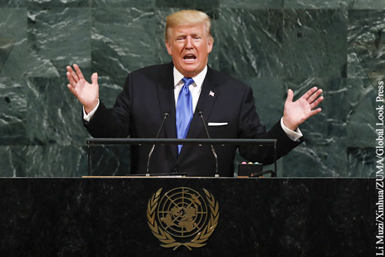 Трамп в ООН озвучил план «Б» американской элиты 