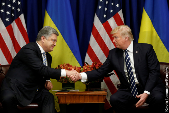 Порошенко: США поддержали позицию Украины по миротворцам в Донбассе