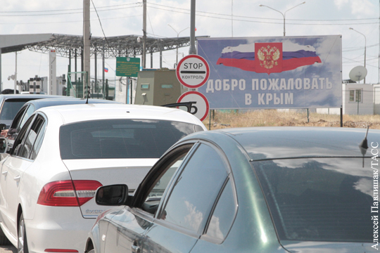 ФСБ решила построить заграждение на границе Крыма с Украиной