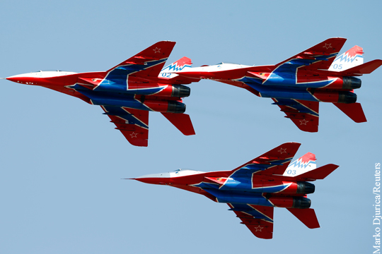 Первая партия российских истребителей МиГ-29 прибыла в Белград