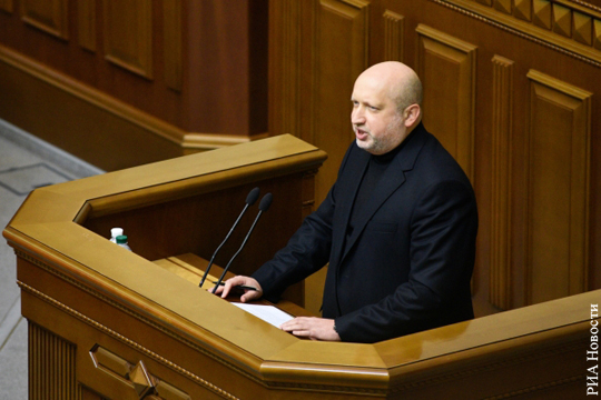 Турчинов призвал Порошенко подписать указ о применении ВСУ для «освобождения» Донбасса