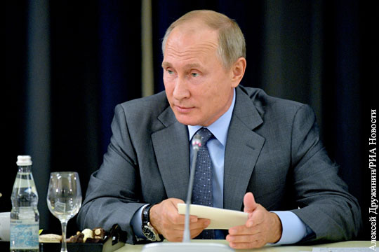 Путин провел встречу с участниками «Северного потока»