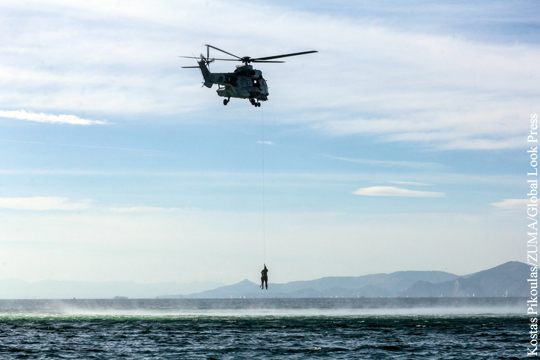 Вертолет ВВС Греции спас российских яхтсменов