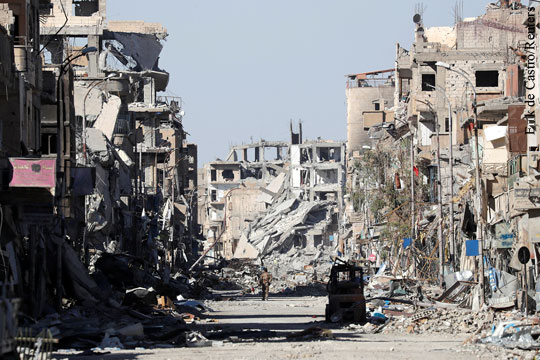 Минобороны: Коалиция США стерла Ракку с лица земли, как Дрезден в 1945 году