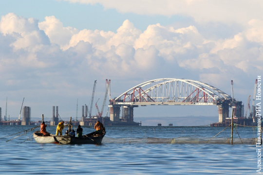 Крымский мост построен более чем на 50%