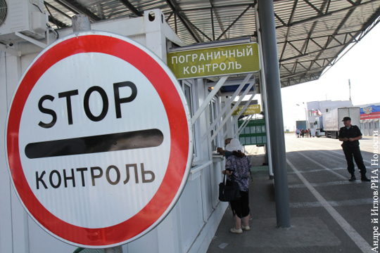 Крымские пограничники прекратили пропуск через границу с Украиной