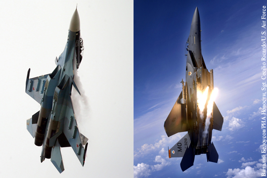 Die Welt сравнила возможности истребителей Су-30СМ и F-15E