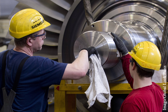 Siemens заинтересовался поставкой турбин на энергообъекты России