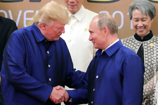 Путин и Трамп поговорят без свидетелей