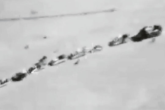 Минобороны опубликовало «подлинные фото» колонны боевиков ИГ