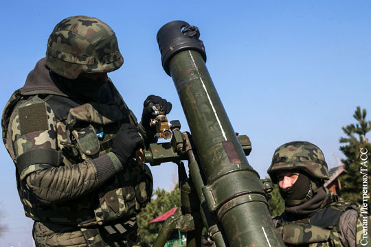 Украинские силовики обстреляли территорию ЛНР из минометов