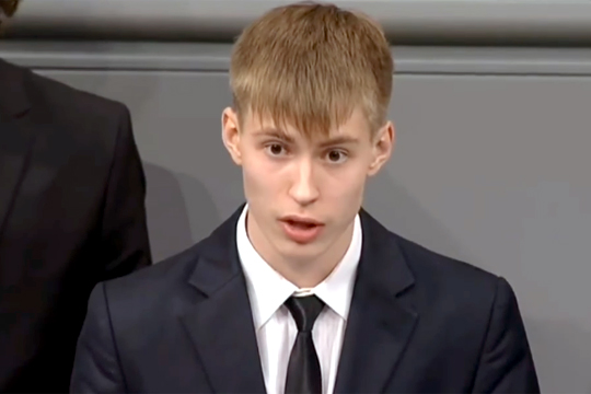 Российский школьник рассказал в бундестаге о «невинноубиенных солдатах вермахта»