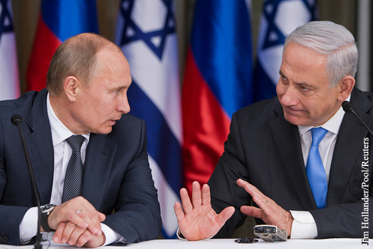 Нетаньяху заявил Путину о неприятии попыток Ирана закрепиться в Сирии