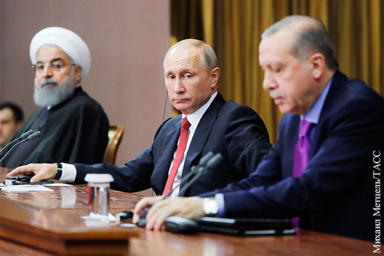 Путин рассказал о переговорах с Роухани и Эрдоганом