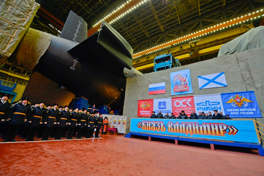 Британская пресса назвала субмарину «Князь Владимир» самой смертоносной в мире