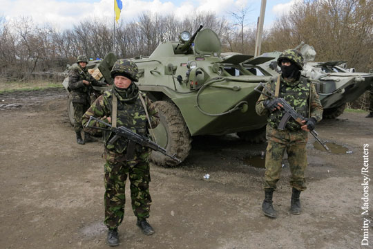 Cклад вооружения ВСУ под Донецком подвергся нападению