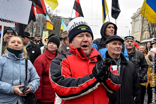 Сторонники Саакашвили позвали киевлян выйти на площади